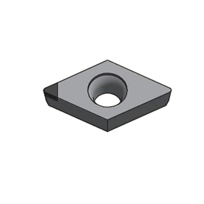 アルミ合金を機械で造るための破片ブレーカの切削工具が付いているDCGW PCD CVDDの挿入物